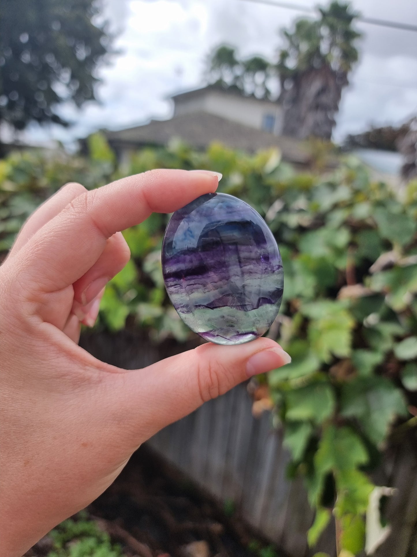 Fluorite Palmstone #4