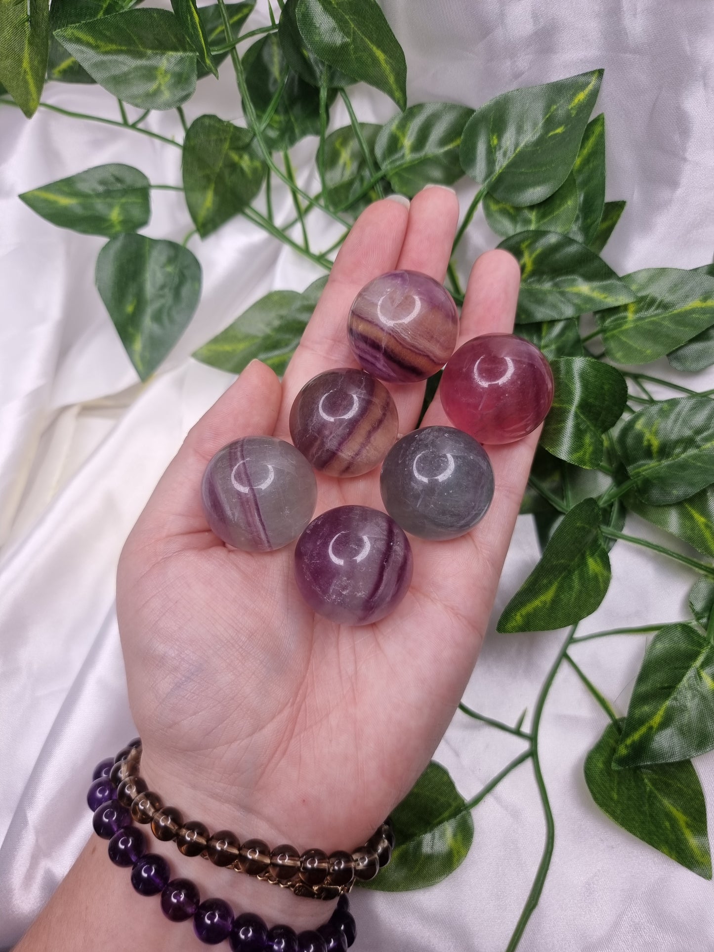 Candy Fluorite Spheres