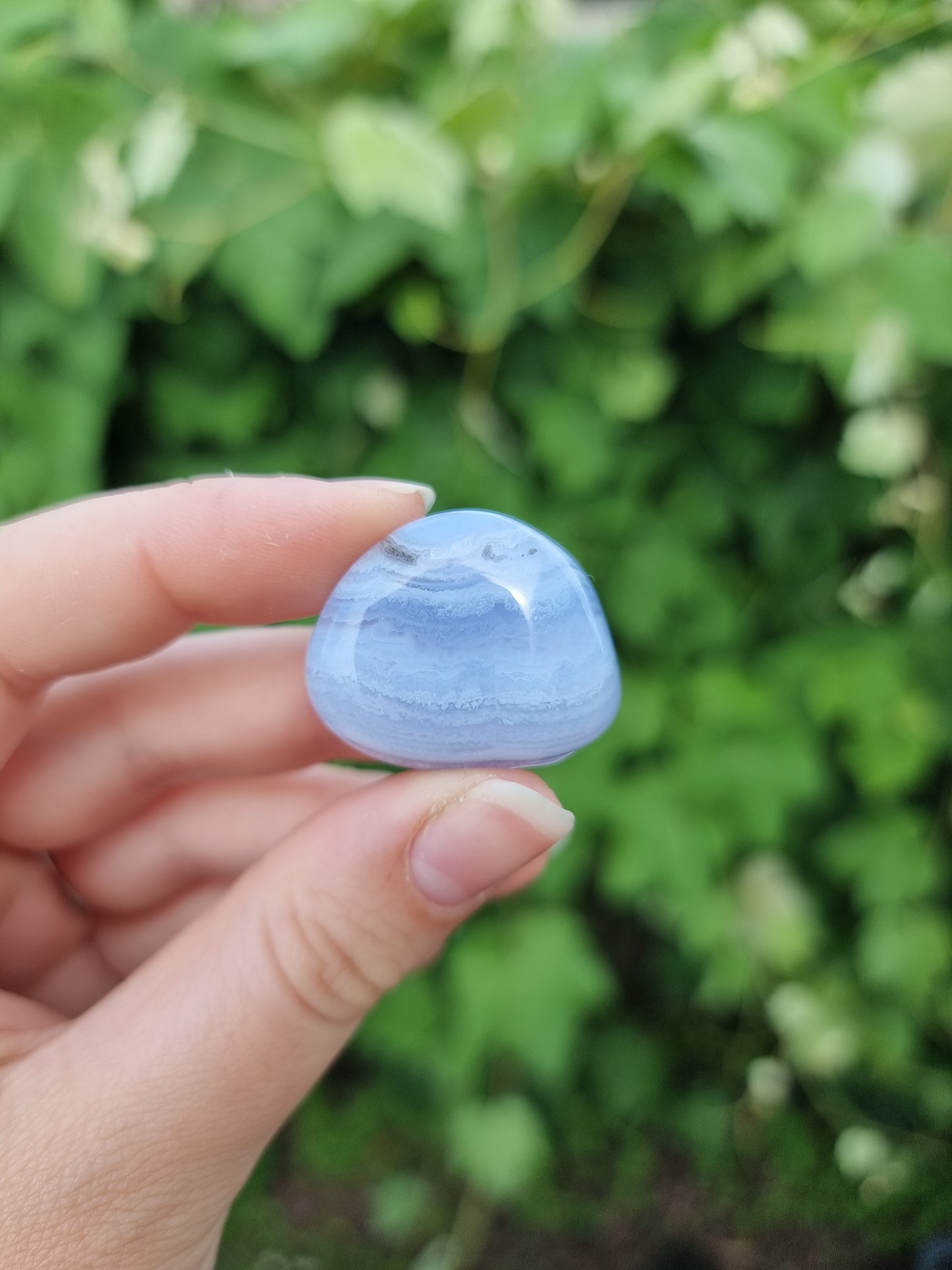 A Grade Blue Lace Agate Tumble #1