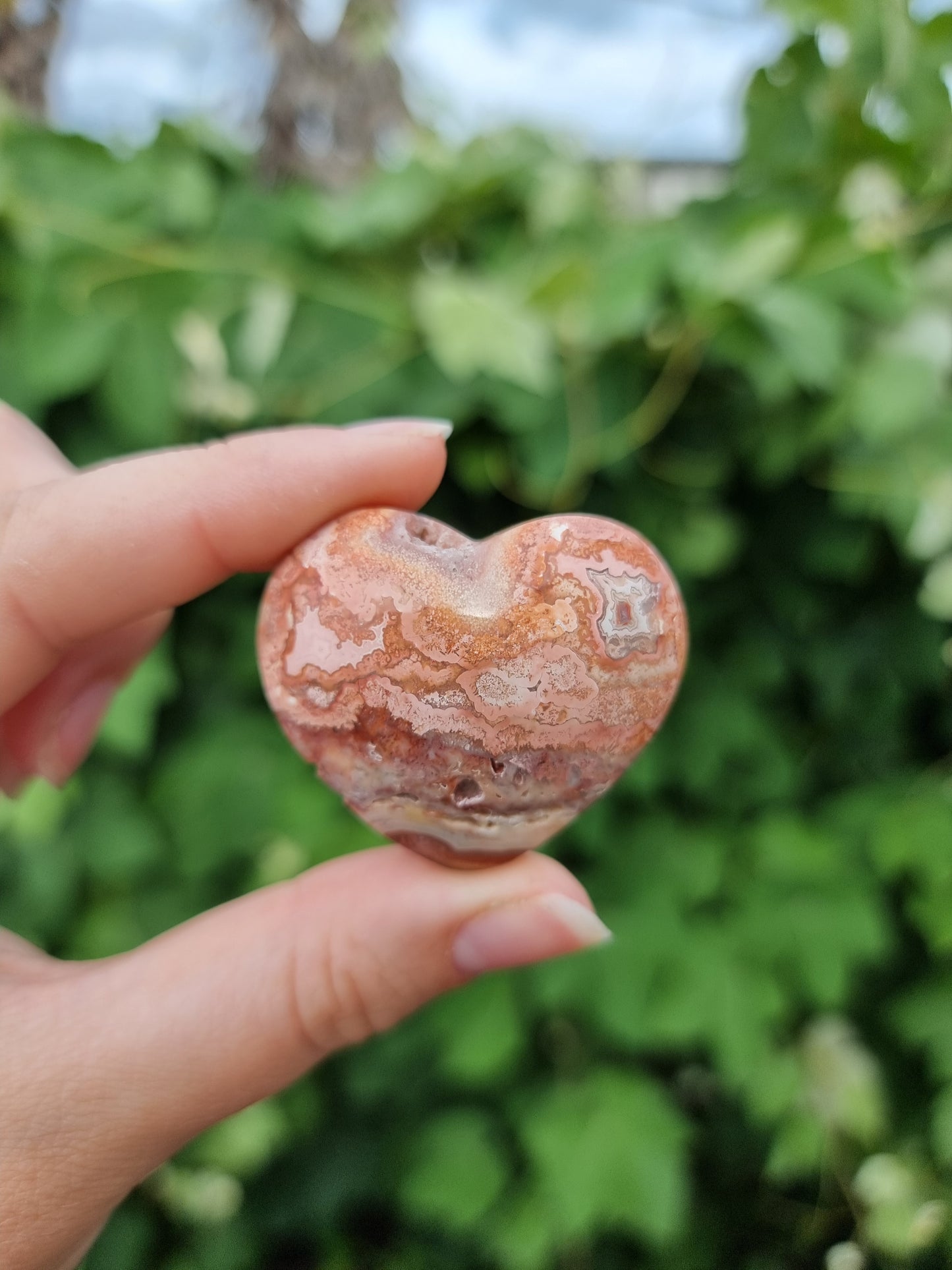 Pink Crazy Lace Heart #5