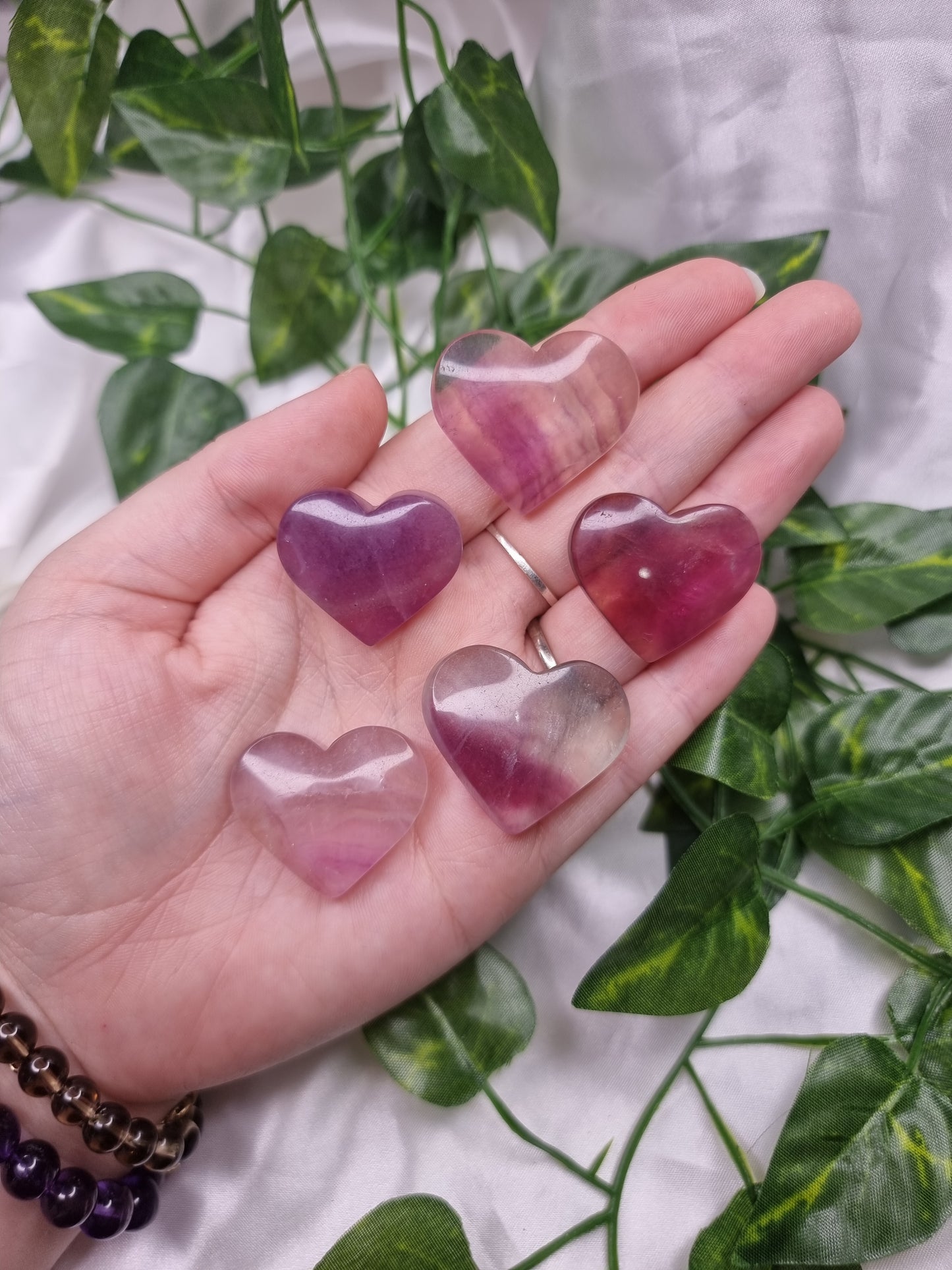 Candy Fluorite Hearts