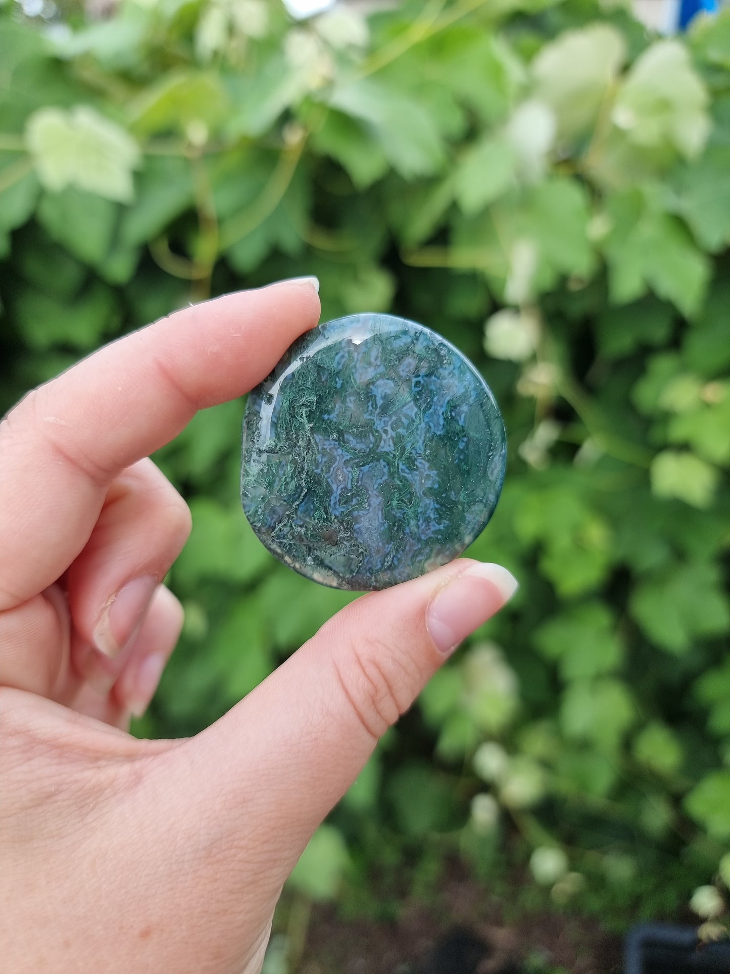 Moss Agate Flatstone #5