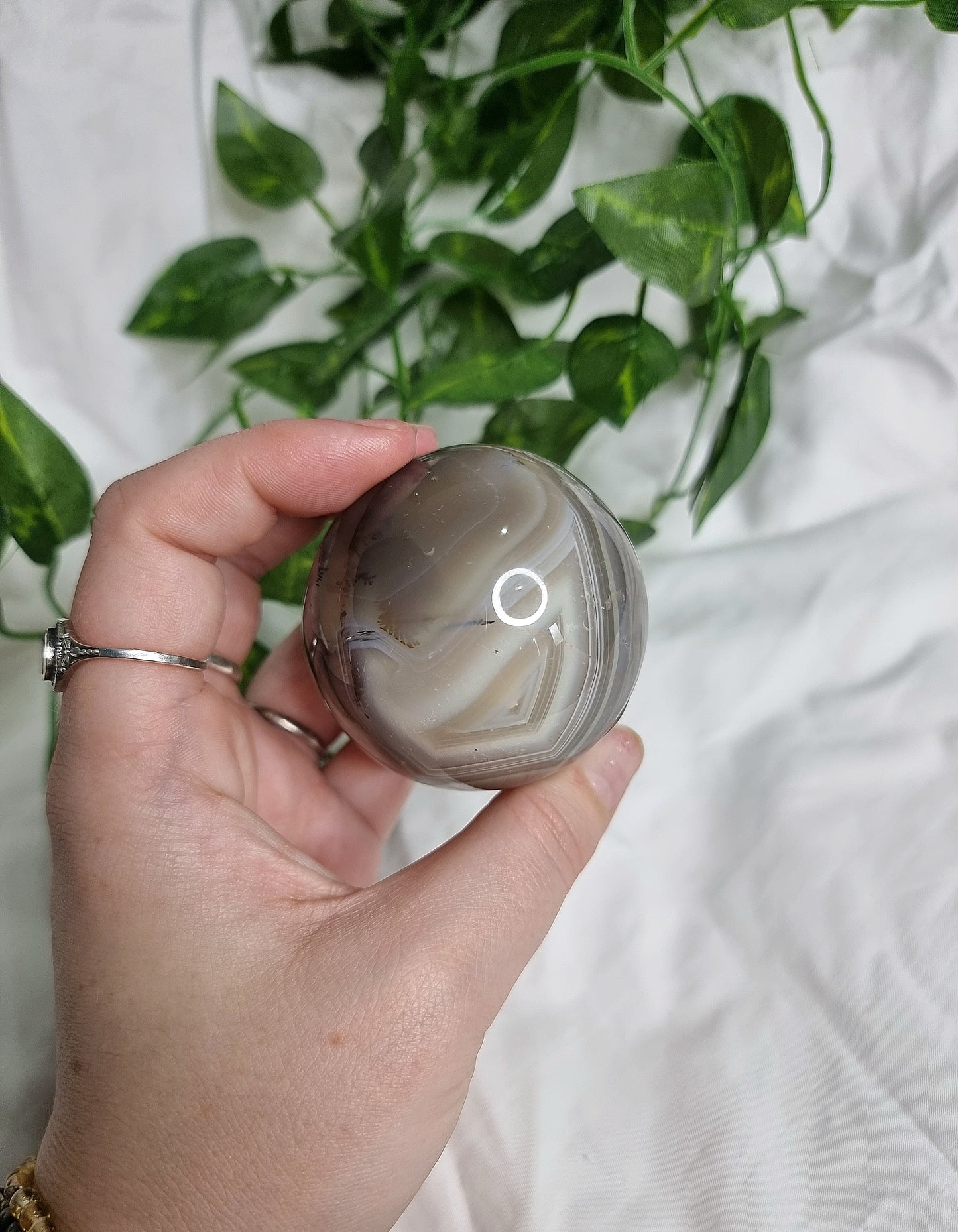 Dendritic Agate Sphere #1