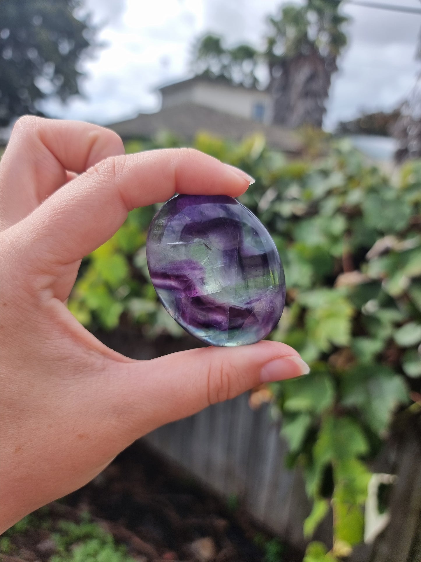 Fluorite Palmstone #2