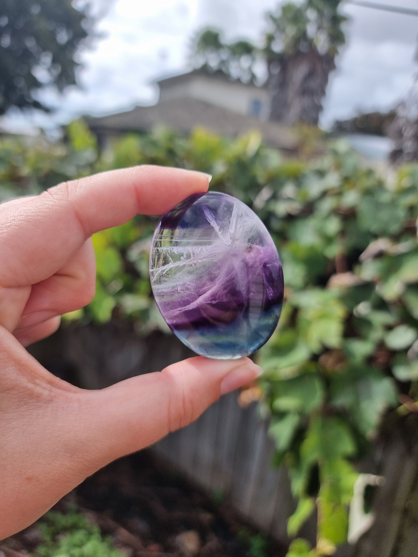 Fluorite Palmstone #3