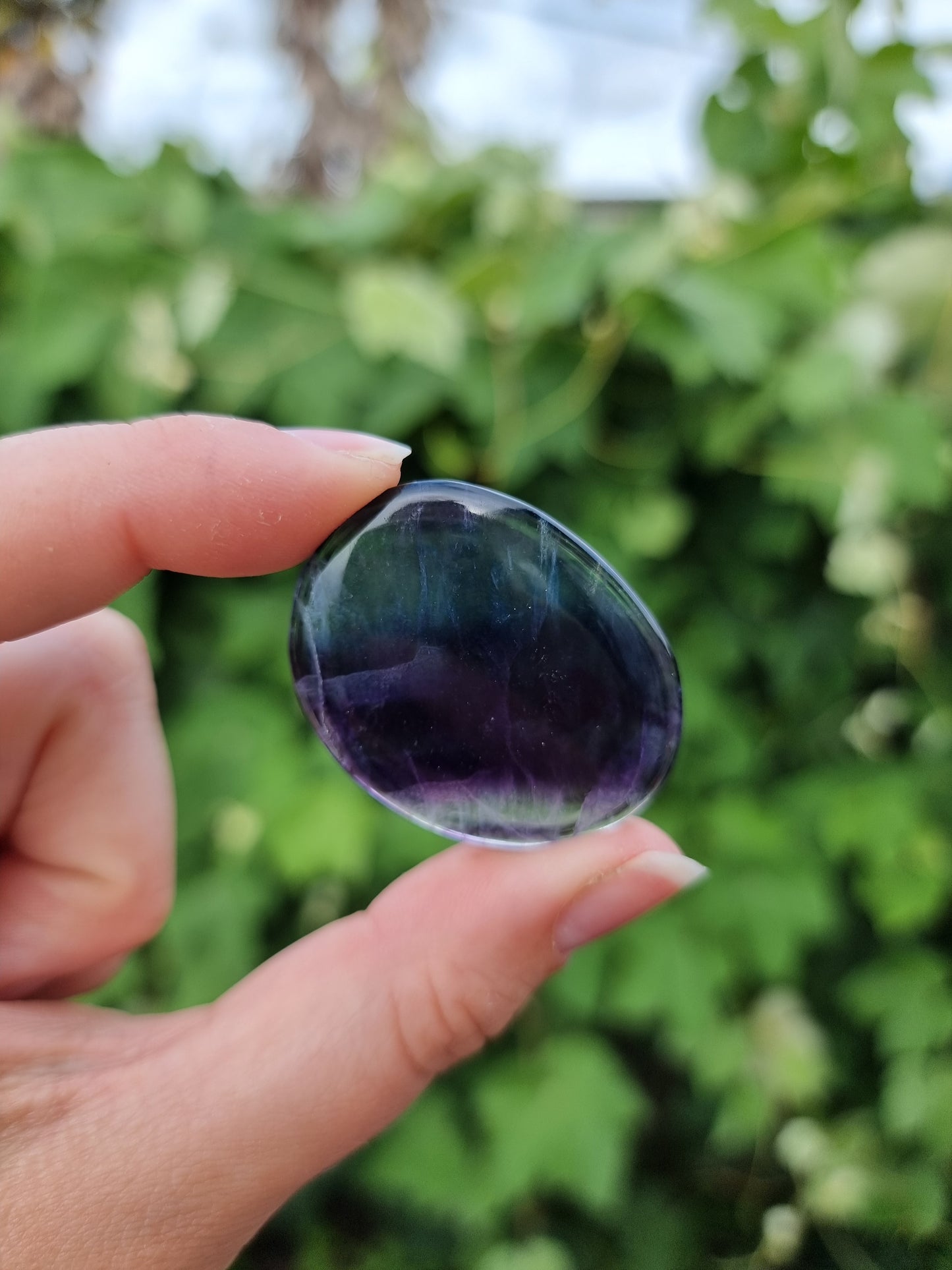 Rainbow Fluorite Flatstone #4