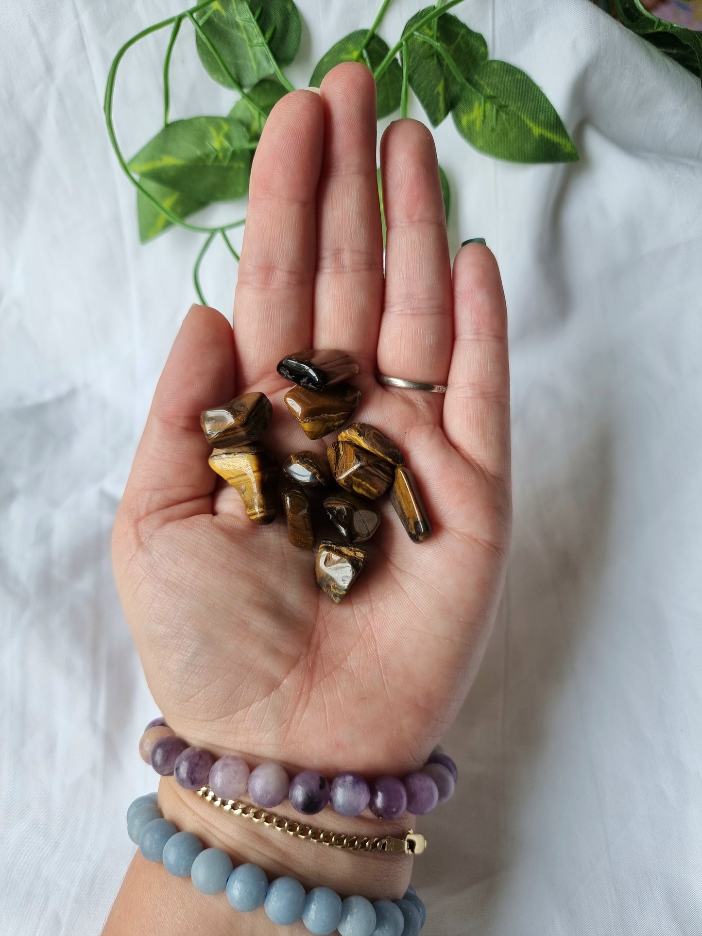 Small Tiger Eye Tumbles