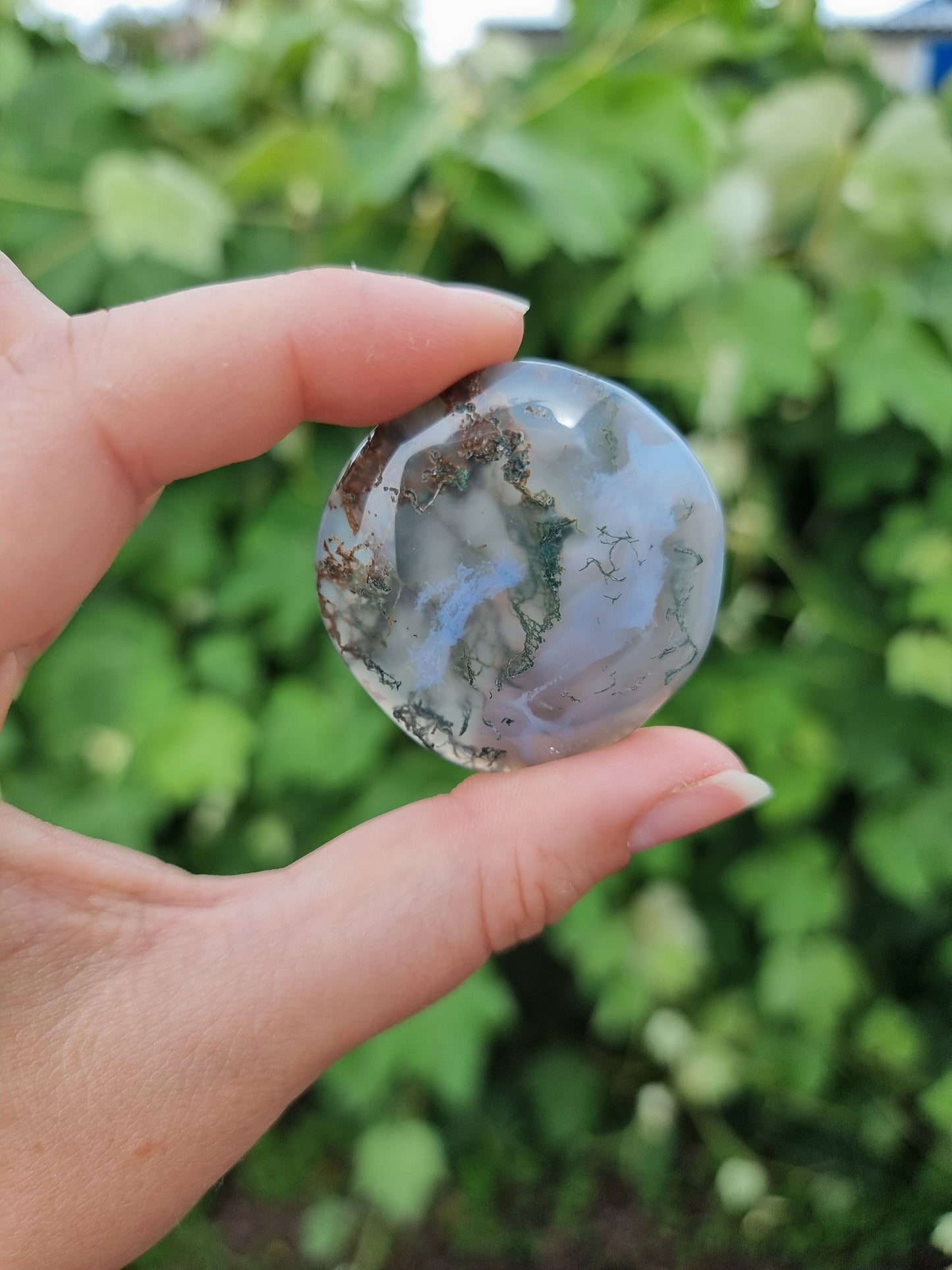 Moss Agate Flatstone #4