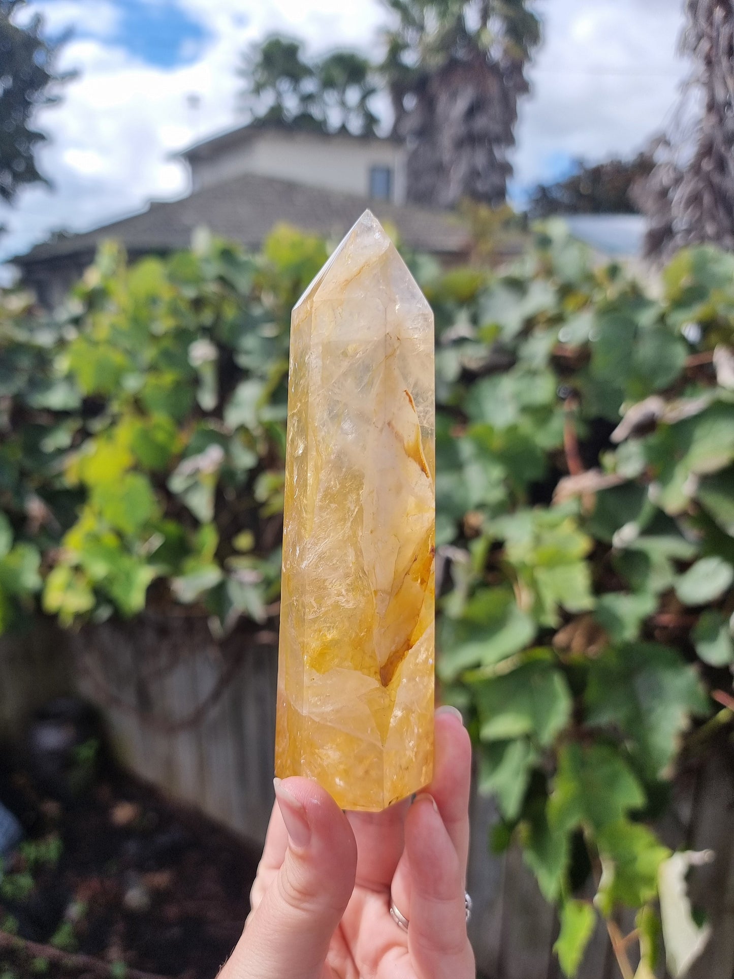 Golden Healer Quartz Point #2