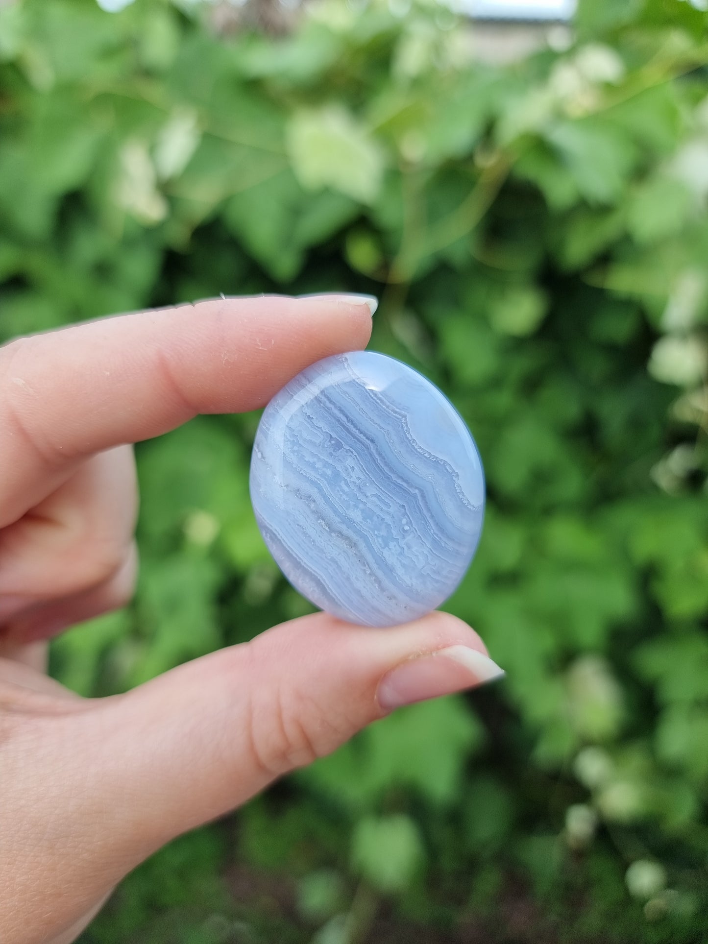 A Grade Blue Lace Agate Flatstone #1