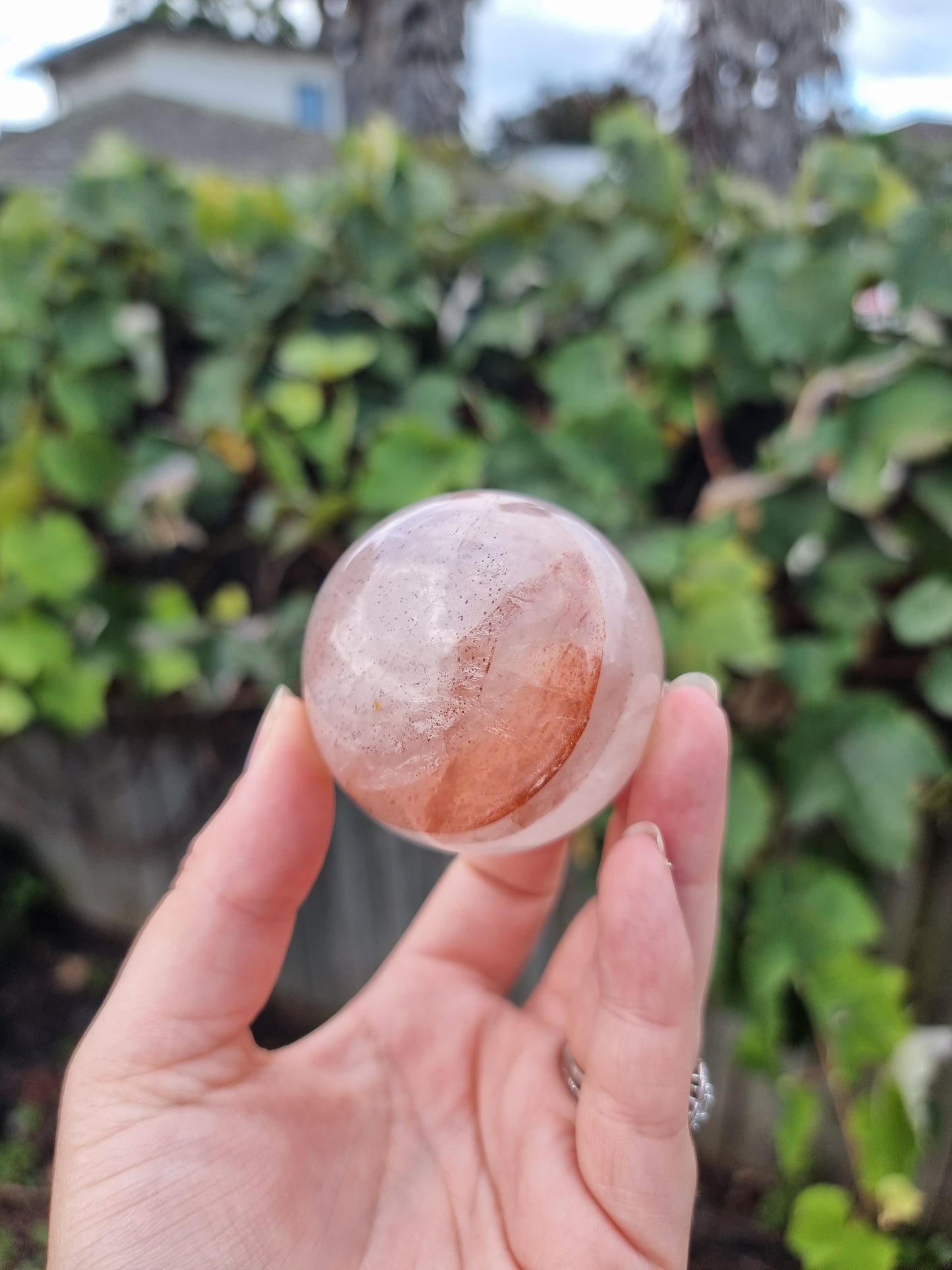 Fire Quartz Sphere #2
