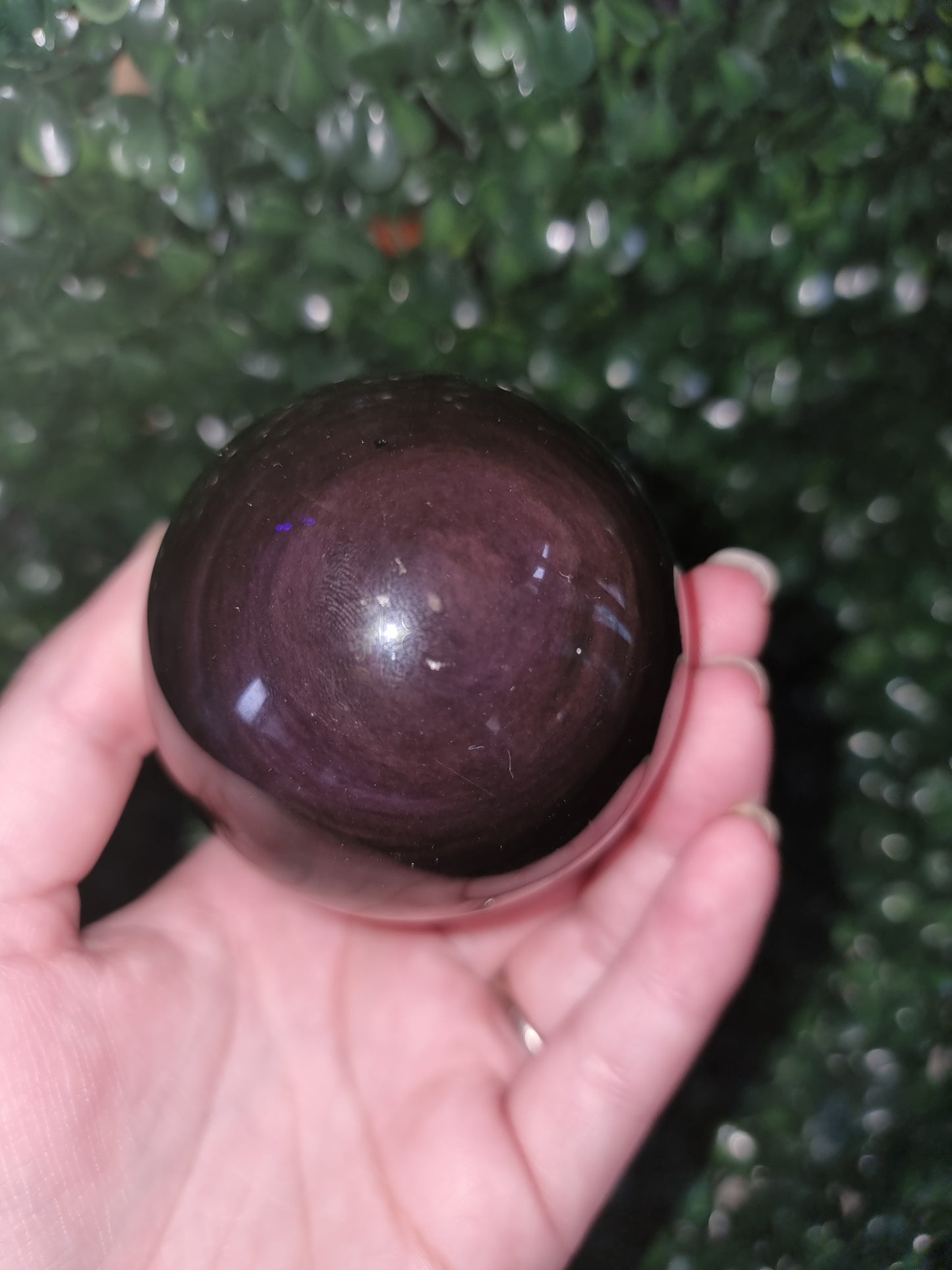 Rainbow Obsidian Sphere #1