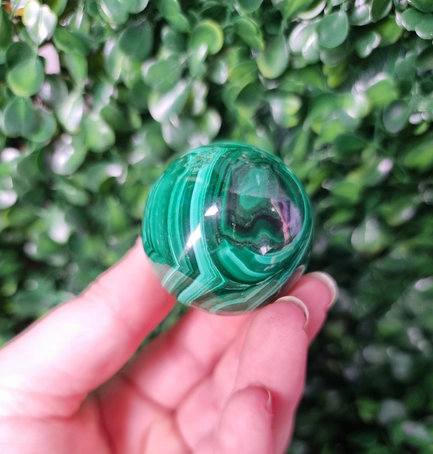 Malachite Sphere 2