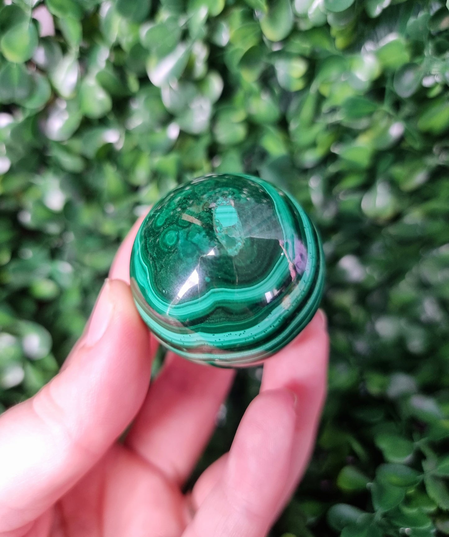 Malachite Sphere 1