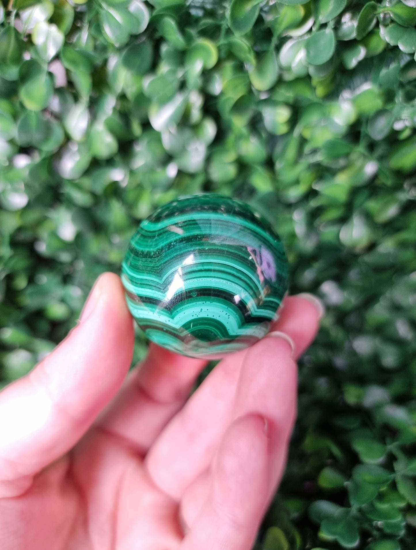 Malachite Sphere 1