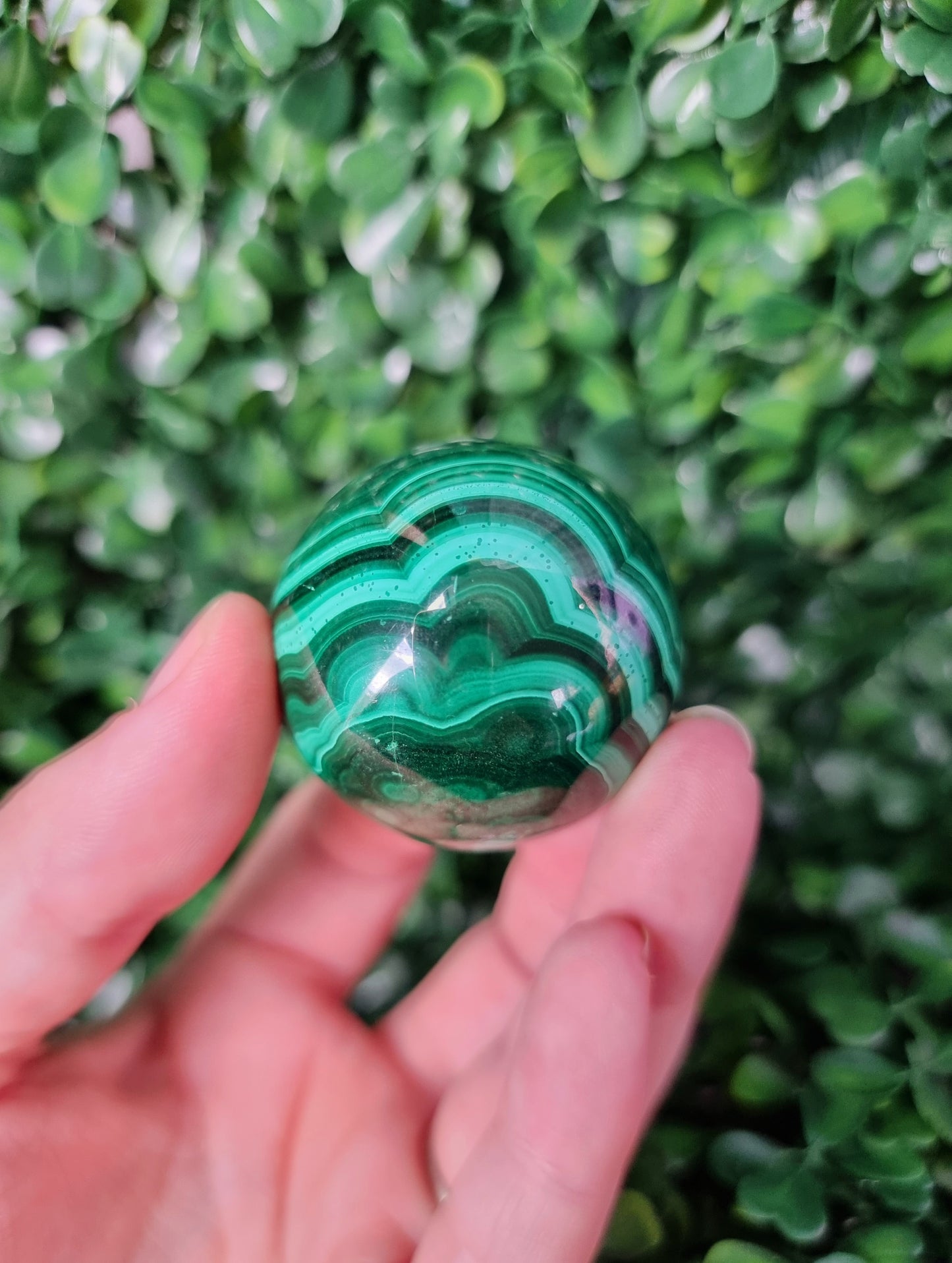 Malachite Sphere 1