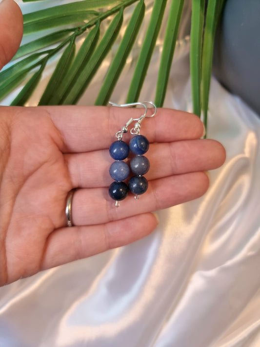 Blue Aventurine Earings