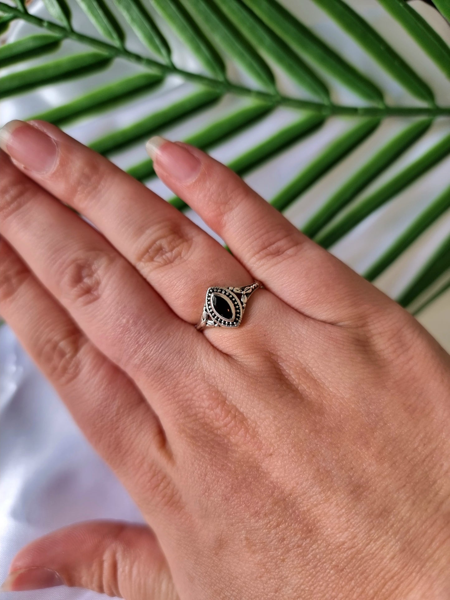 Smokey Quartz Sterling Silver Ring