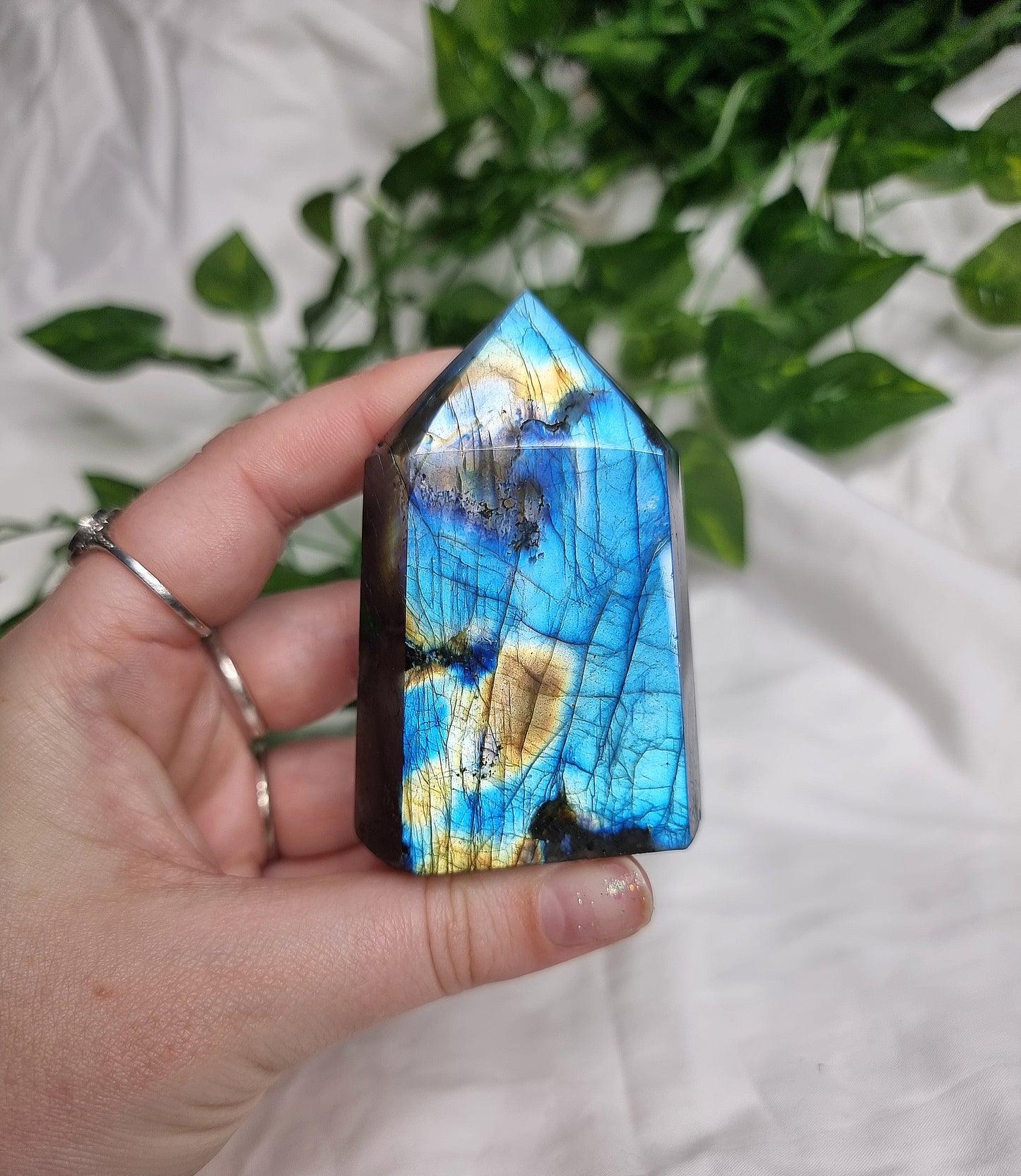 High Quality Labradorite Point #3