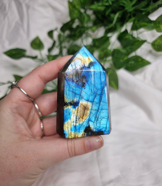 High Quality Labradorite Point #3