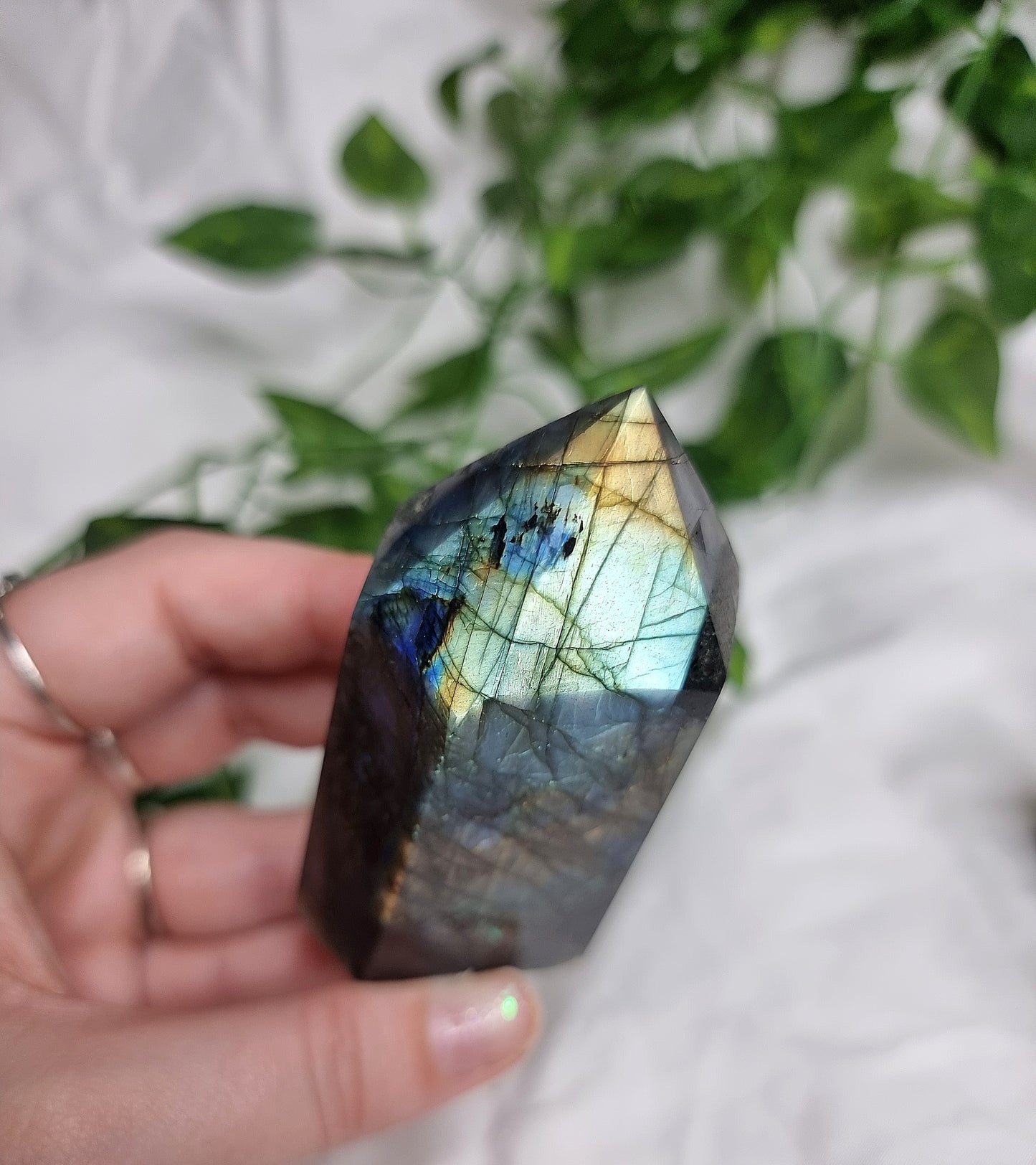 High Quality Labradorite Point #2