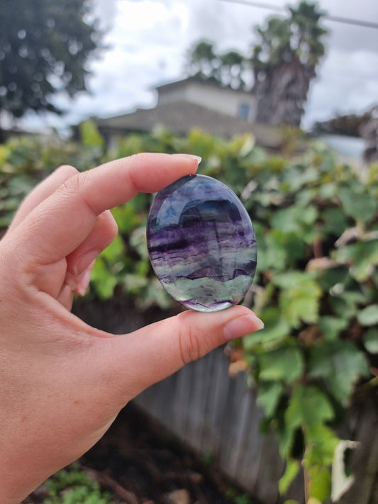 Fluorite Palmstone #4
