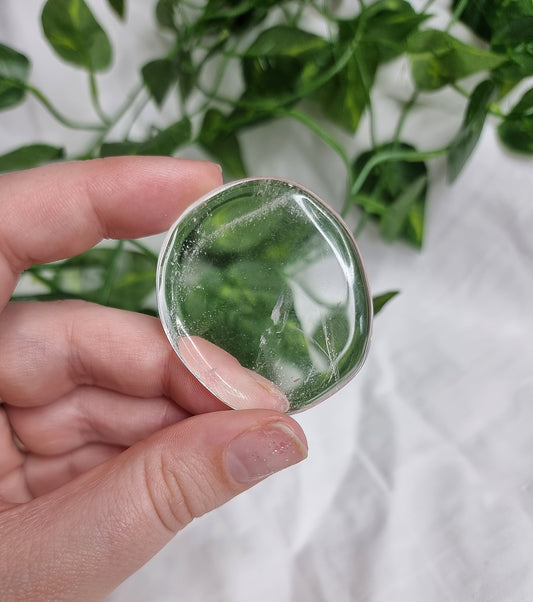 Clear Quartz Flat Stone