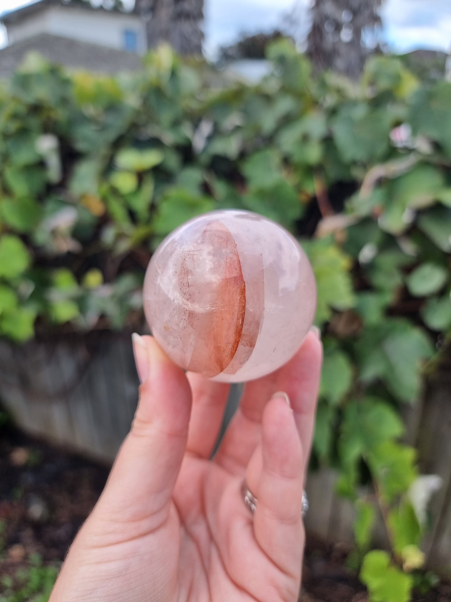 Fire Quartz Sphere #2