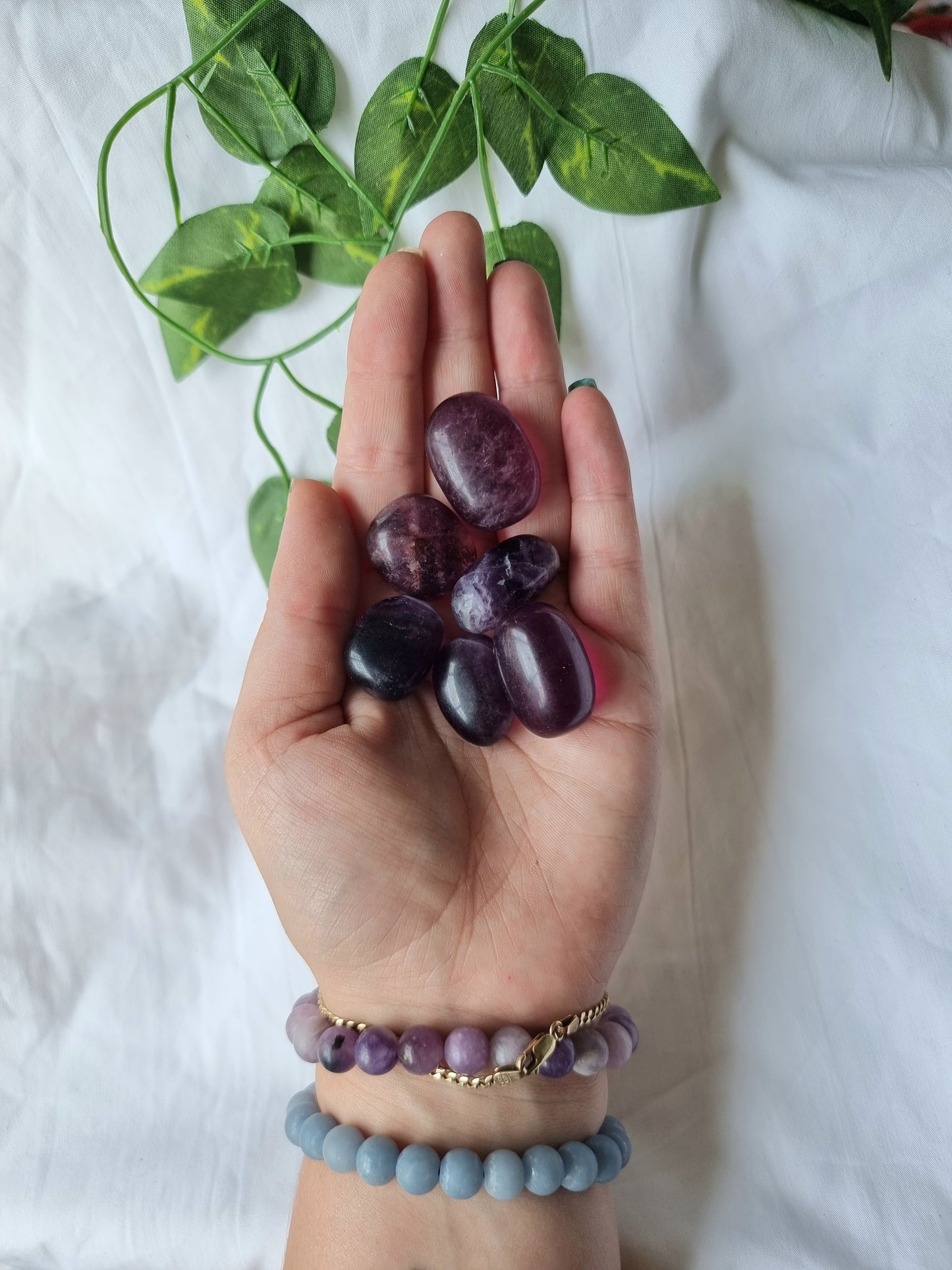 Purple Fluorite Tumbles