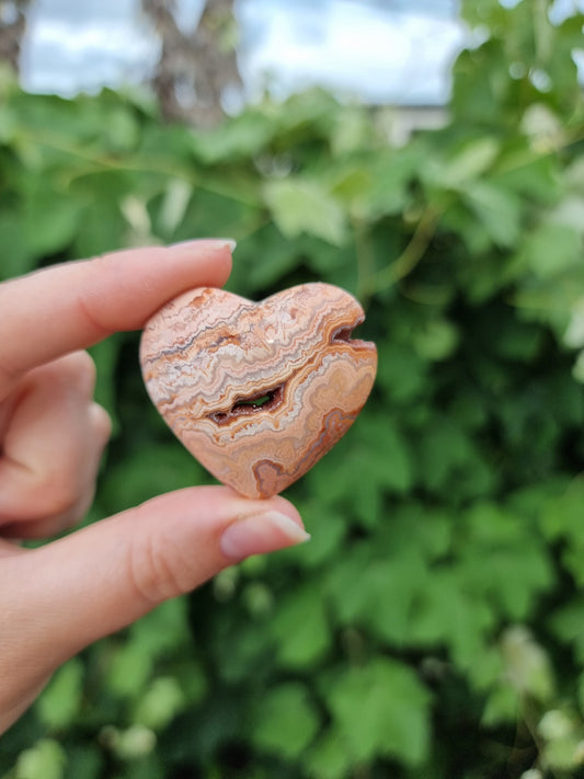 Pink Crazy Lace Heart #3