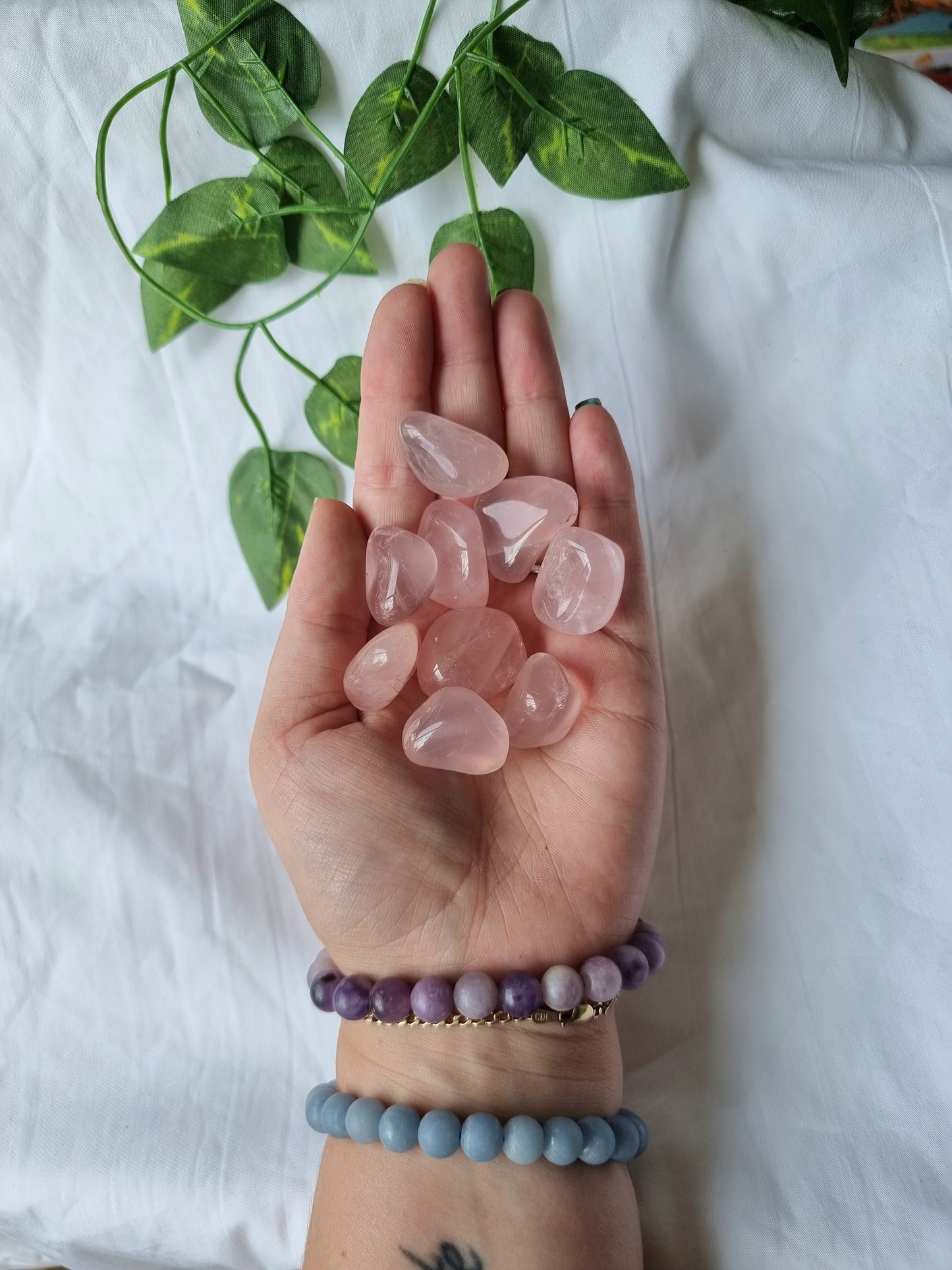 High Quality Rose Quartz Tumbles