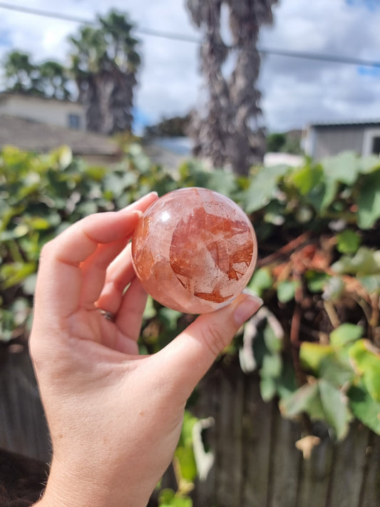 Fire Quartz Sphere #1