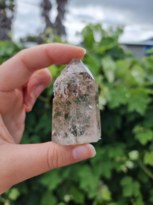 Garden Quartz/Lodolite Point