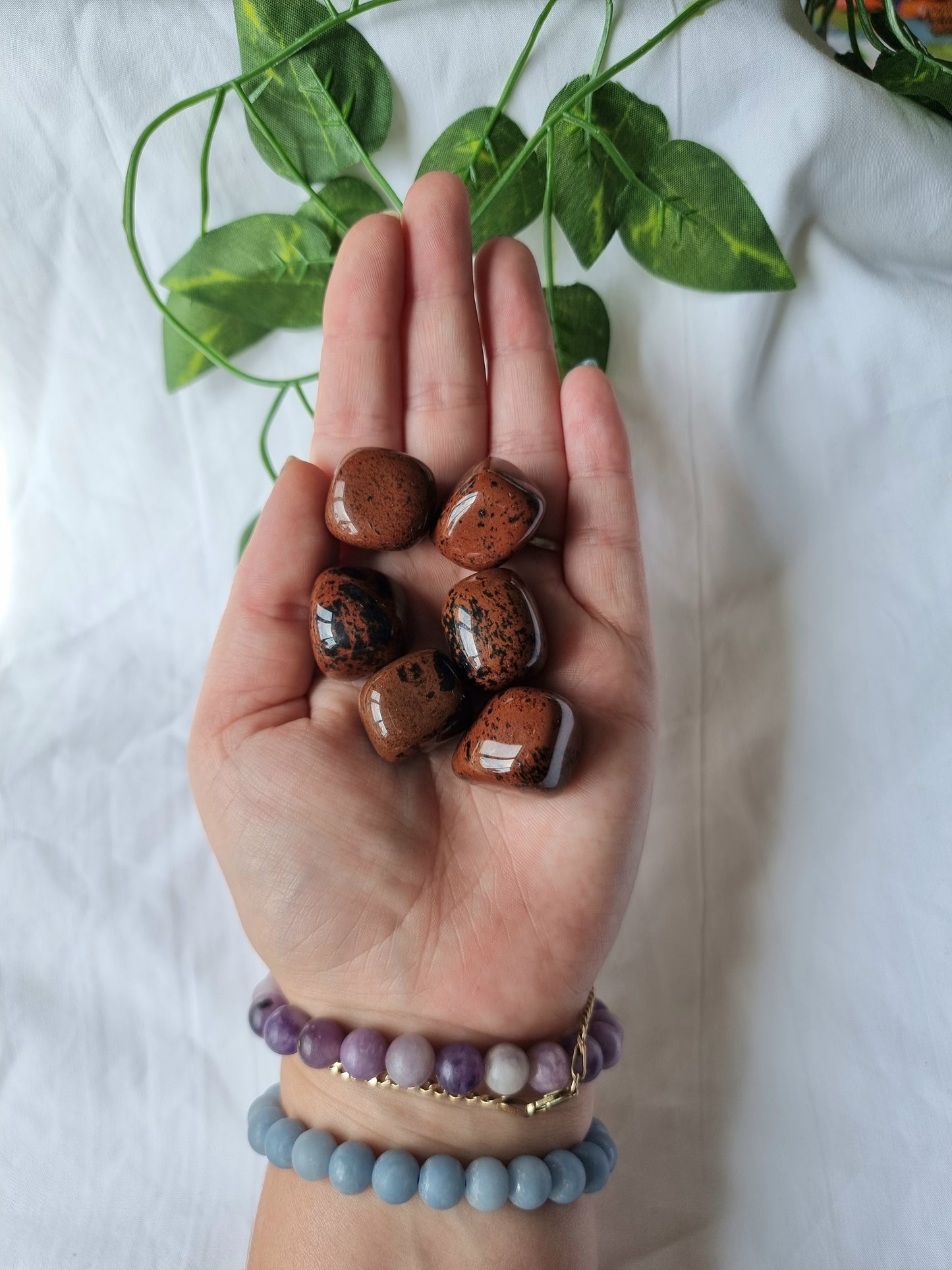 Mahogany Obsidian Tumbles