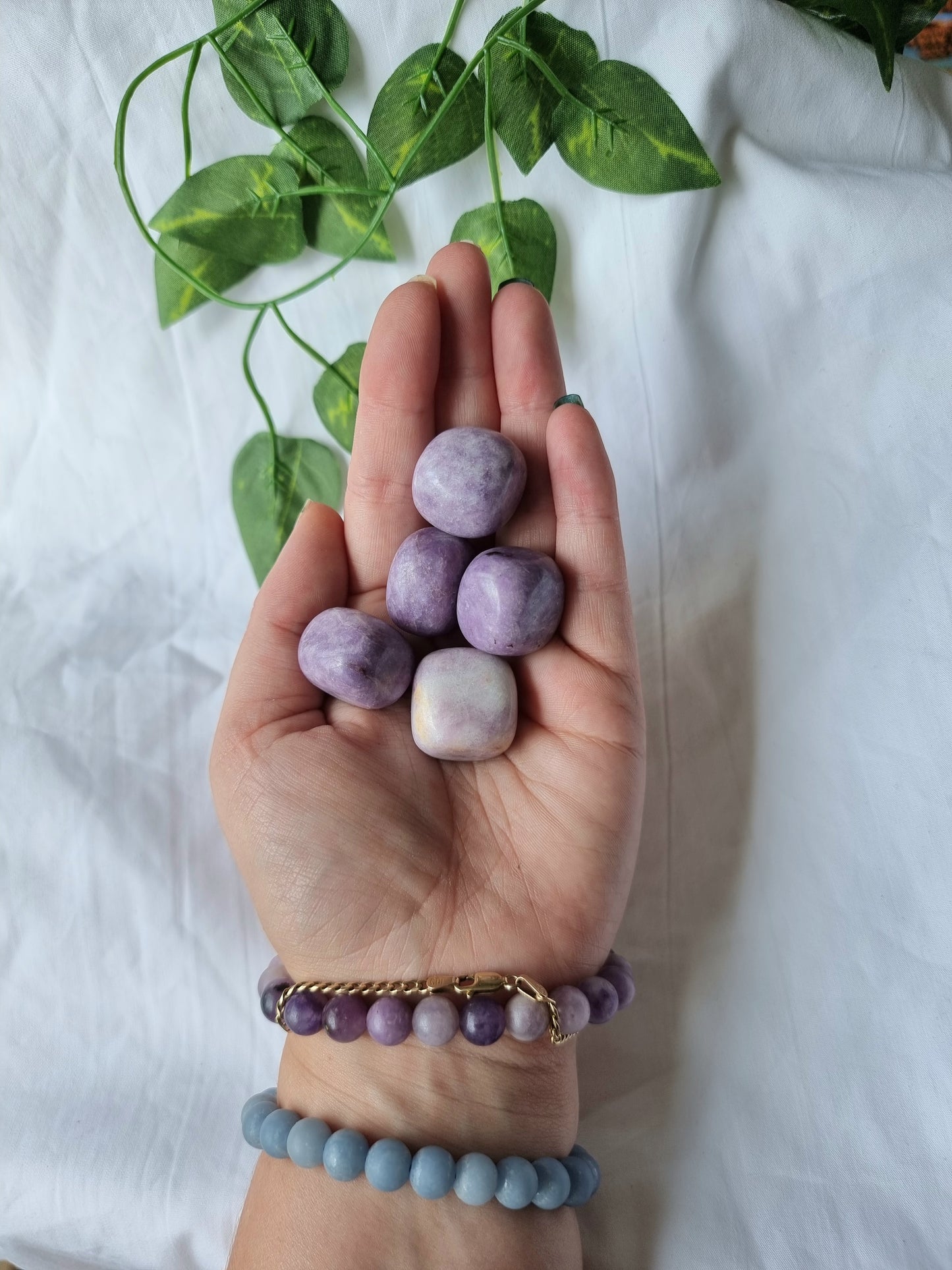 Lepidolite Tumbles