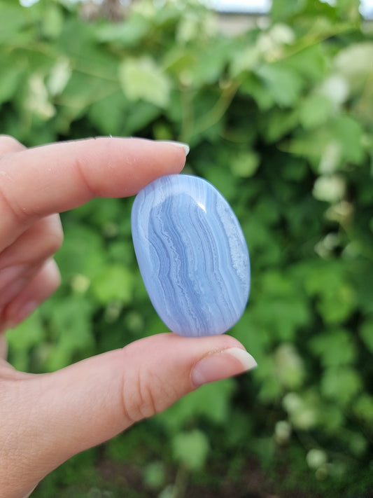 A Grade Blue Lace Agate Flatstone #2
