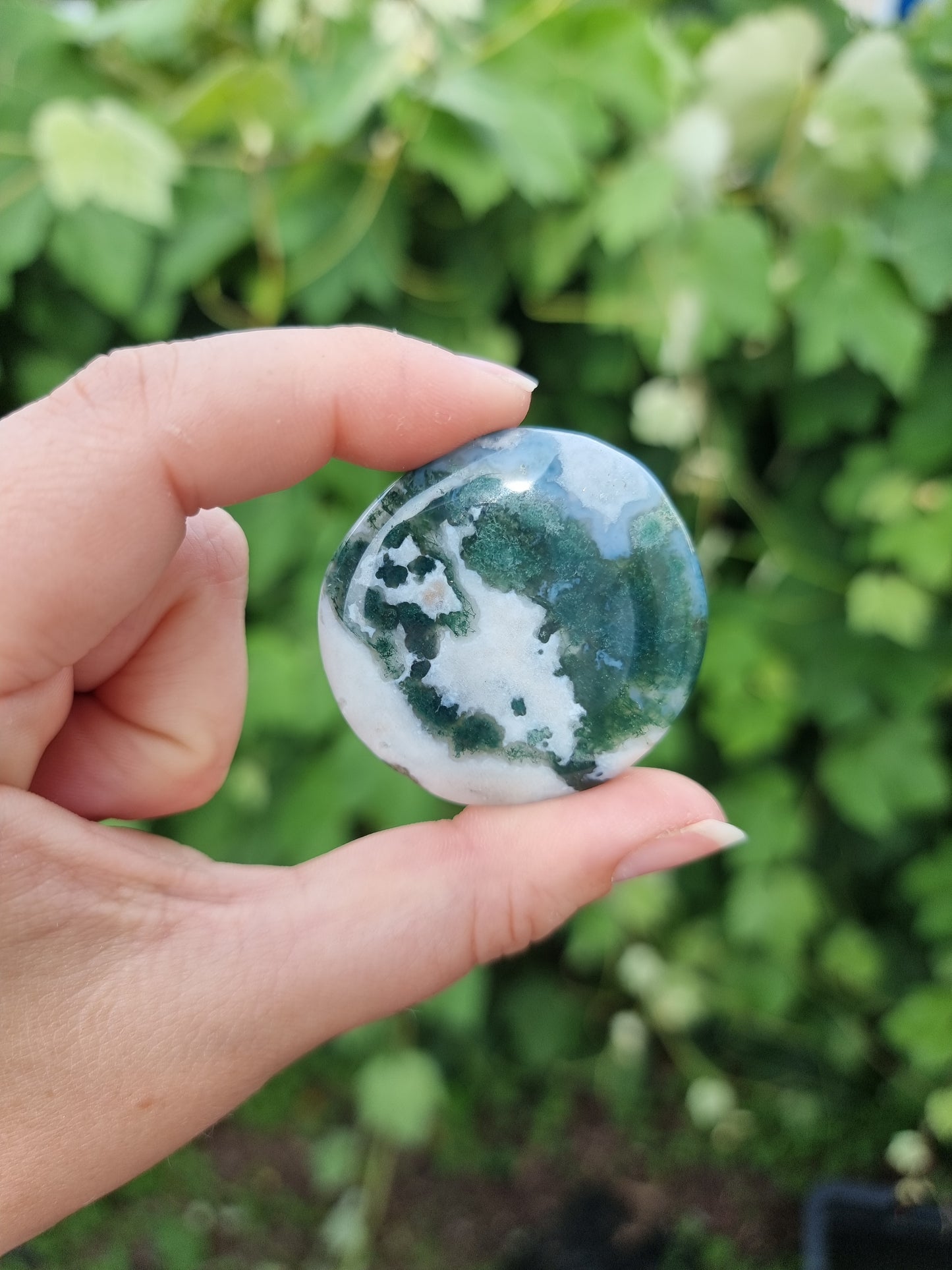 Moss Agate Flatstone #2