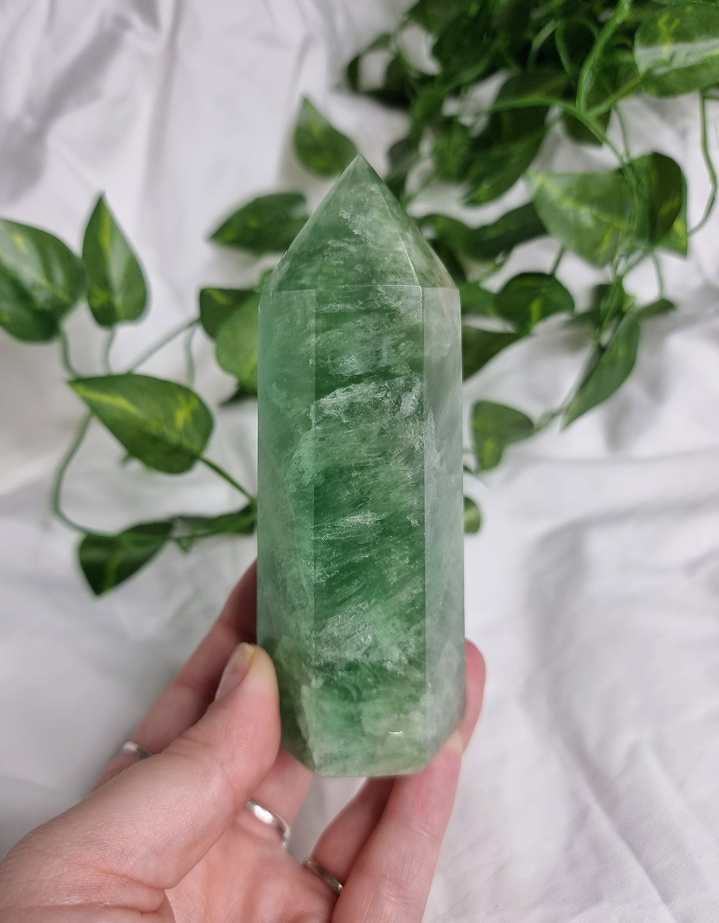 Green Fluorite Tower