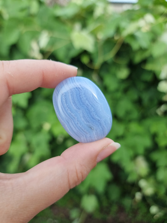 A Grade Blue Lace Agate Flatstone #5