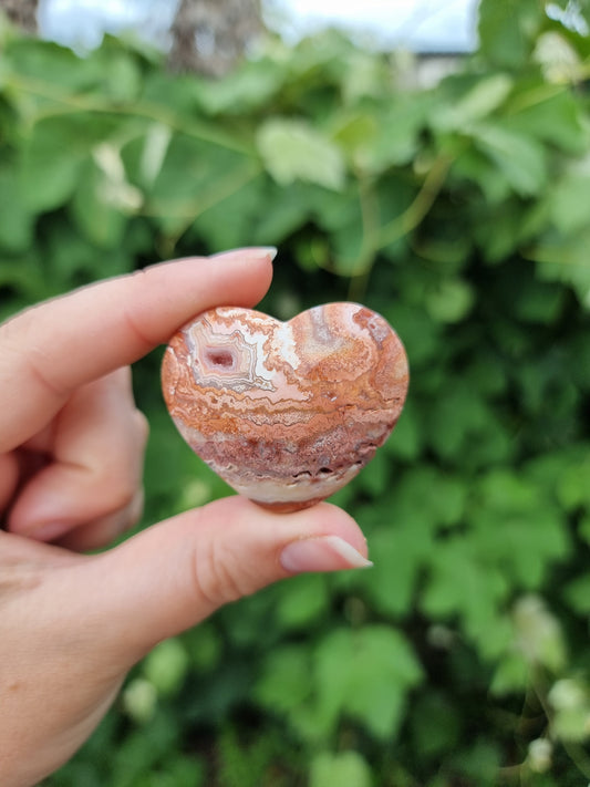 Pink Crazy Lace Heart #5