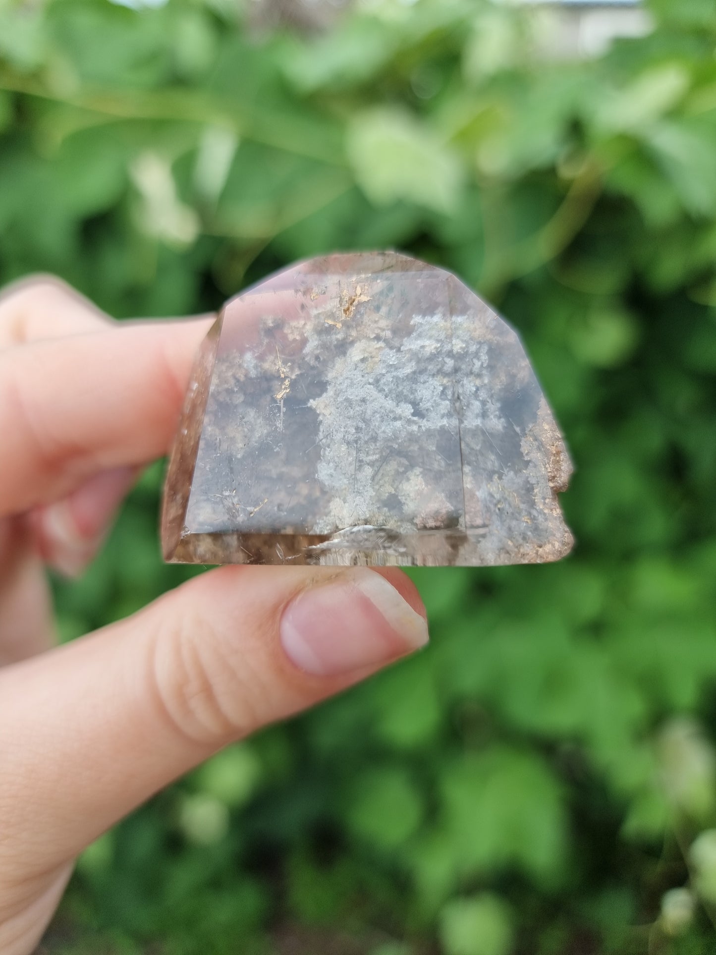 Garden Quartz/ Lodolite free form #2