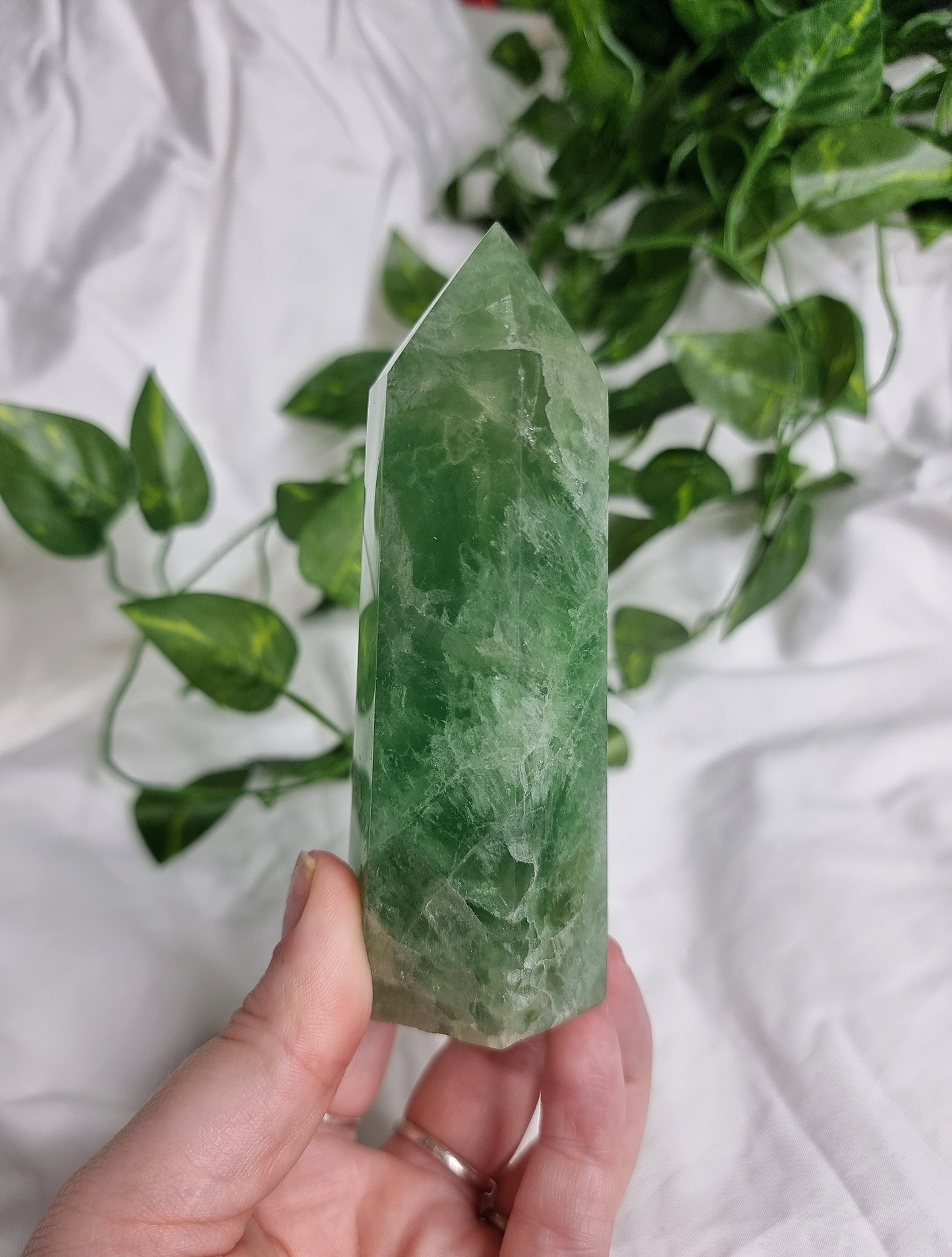 Green Fluorite Tower