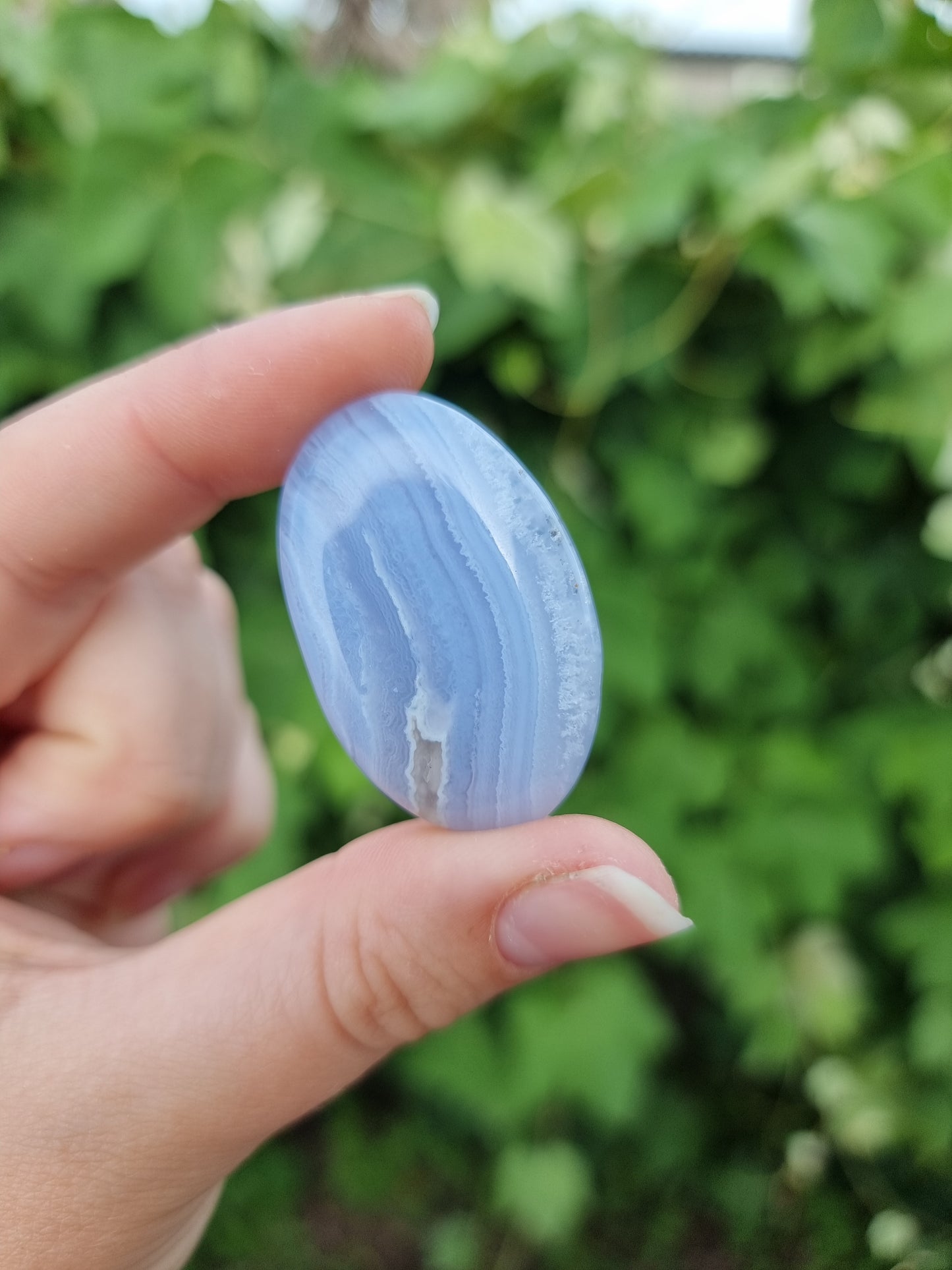 A Grade Blue Lace Agate Flatstone #4