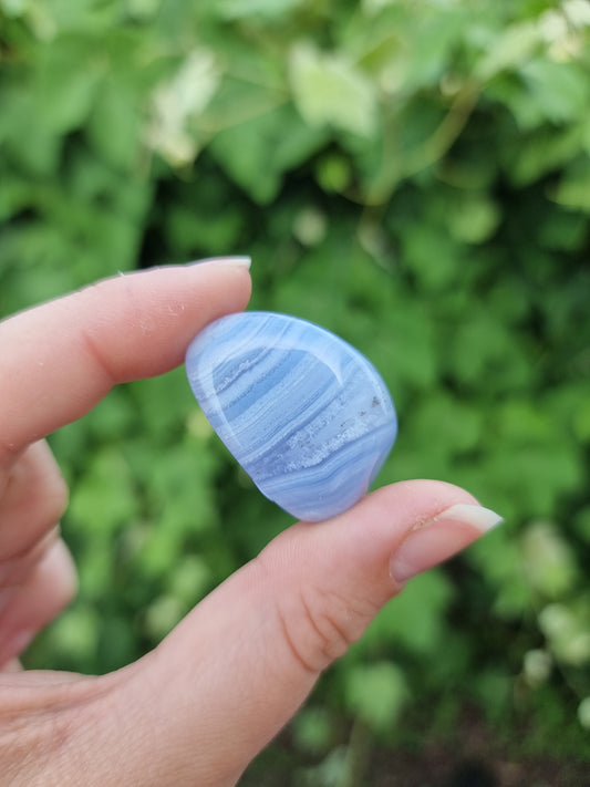 A Grade Blue Lace Agate Tumble #2
