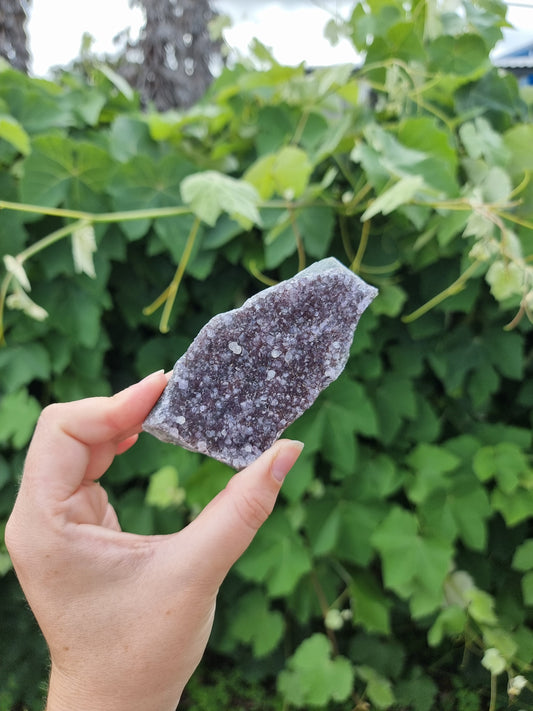 Amethyst with Calcite #2