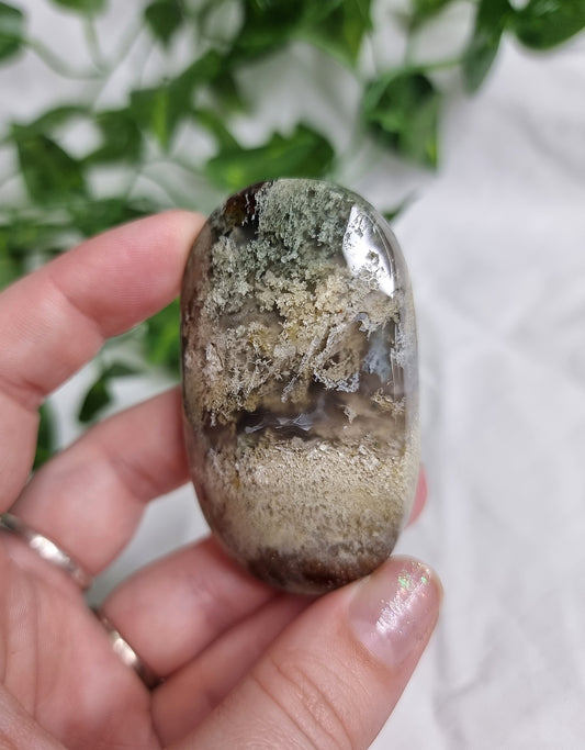 Moss Agate Palm #4