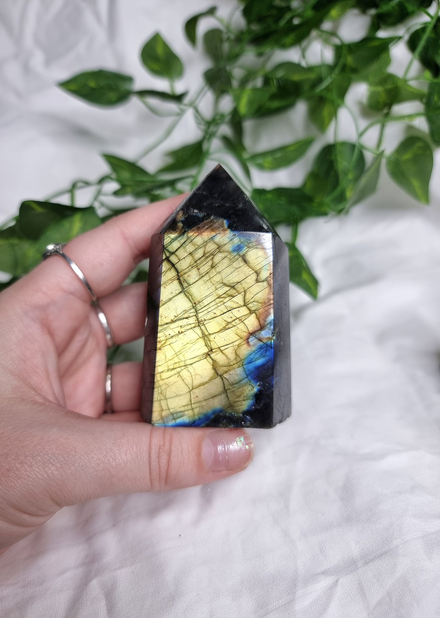 High Quality Labradorite Point #2