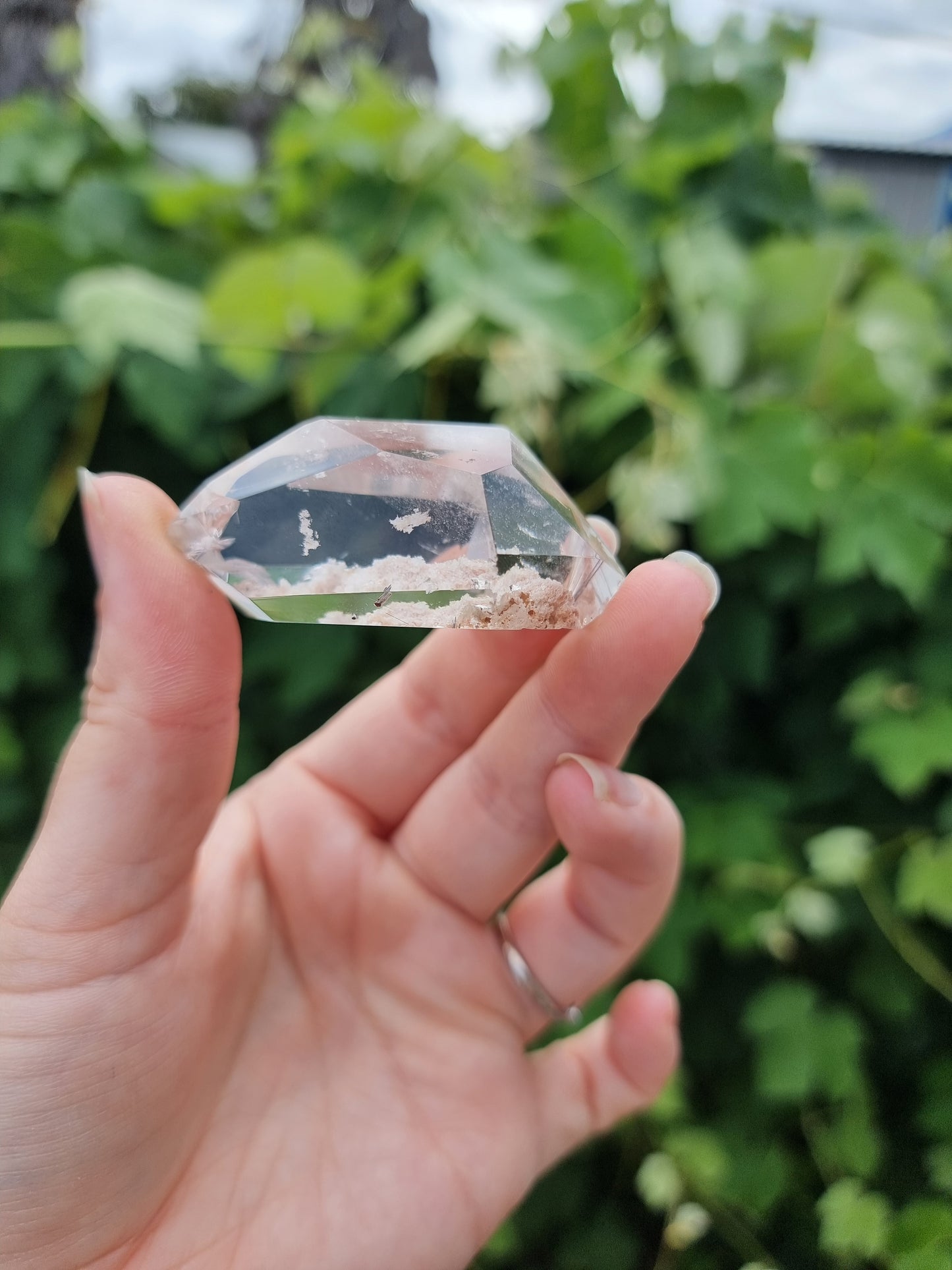 Garden Quartz/Lodolite Free Form With Rutiles
