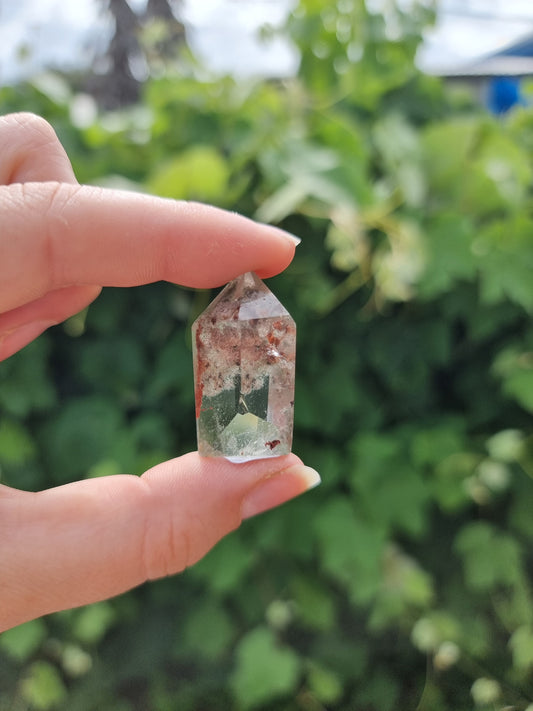 Mini Garden Quartz/ Lodolite Point #2