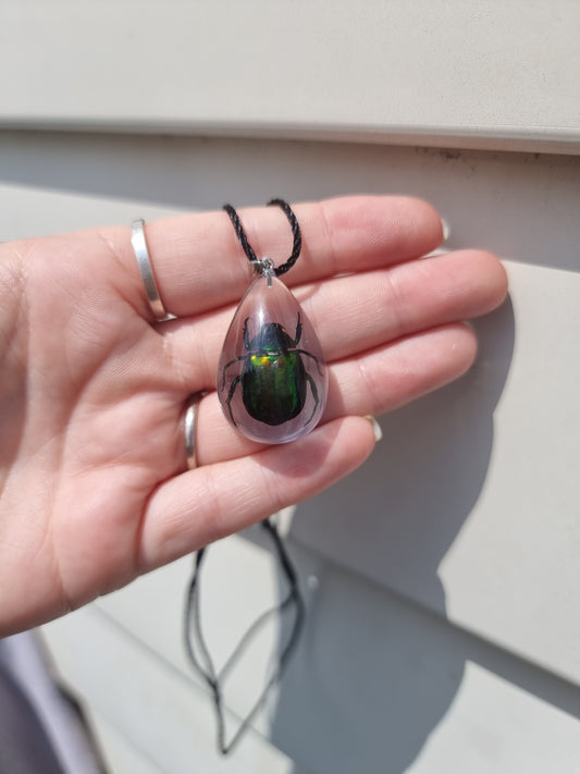 Beetle Necklace